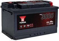 Akumuliatorius Yuasa, 12 V, 80 Ah, 760 A