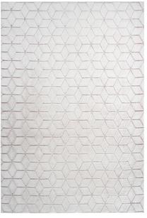 Ковер комнатные Me Gusta Vivica 125, белый цв./розовый цв., 150 см x 80 см