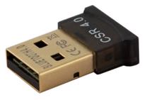 Adapteris Savio USB Bluetooth 4.0 USB 2.0 male, melna krās.