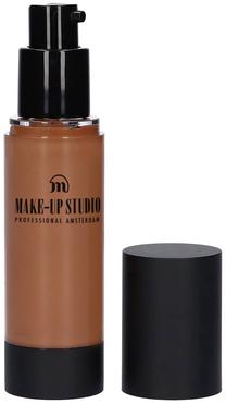 Skystas makiažo pagrindas Make-Up Studio Amsterdam No Transfer Fluid Foundation, oriental olive, 35 ml
