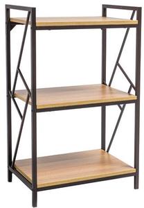 Pastatoma lentyna Tablo, ąžuolo/ruda, 60 cm x 40 cm x 99 cm