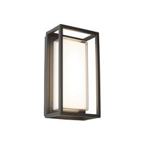 Sieninis lauko šviestuvas Searchlight Ohio 3831GY, 12W, LED, IP44, pilka sp.