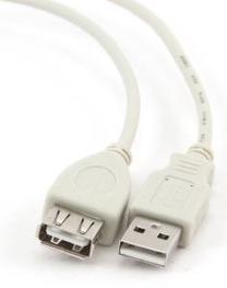 Laidas Gembird USB / USB USB 2.0 A male, USB 2.0 A male, 0.75 m, juoda sp.