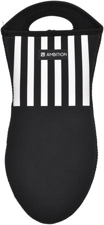 Virtuves cimds Ambition Ribs, 32 cm x 14 cm, melna krās.