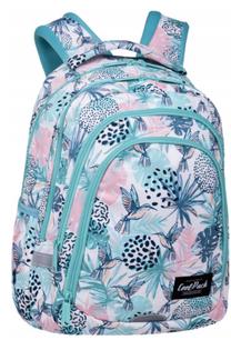 Skolas mugursoma CoolPack Drafter Thai, rozā krās./gaiši zila krās., 44.5 cm x 32 cm x 19 cm