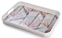 Padėklas Cookini By Mondex Basic Kitchen HTBB8567, 40.5 cm x 4 cm, 31 cm, Žalia sp./Rožinė sp.
