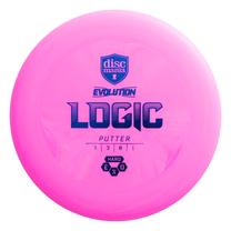 Диск для гольфа Discmania Evolution Putter Hard Exo Logic 3/3/0/1, розовый цв.