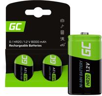 Įkraunamas elementas Green Cell GR15, HR20, 8000 mAh, 2 vnt.