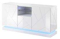 Komoda Cama Meble QIU, balta sp., 75 cm x 41.5 cm x 150 cm