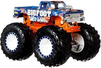 Игрушечный квадроцикл Mattel Hot Wheels Monster Trucks Bigfoot HKM53, 1:24, синий цв./oранжевый цв.