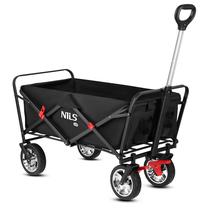 Tūristu ratiņi Nils Camp NC2603, 53 cm, 120 l, melna krās./sarkana krās.