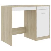 Rakstāmgalds VLX Modern 801801, 100 cm x 50 cm, 76 cm, ozola krās./balts krās.