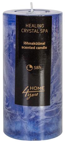 Žvakė, aromatinė Home4you, 58 h, mėlyna sp.