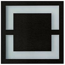 Šviestuvas įleidžiamas Eko-Light Quadro EKS6906, 3000°K, LED, juoda sp., 0.6 W