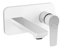 Смеситель для раковины Ferro Doris White/Chrome BDO3PA, белый цв./хромовый цв.