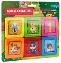 Конструктор Magformers Card Plus Animal 715010, 12 шт.