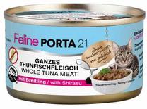 Šlapias kačių maistas Feline Porta 21 Tuna With Shirasu, žuvis, 0.156 kg