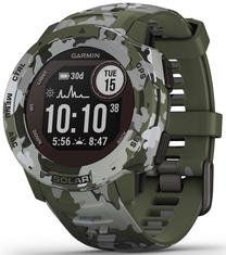 Viedais pulkstenis Garmin Garmin Instinct Solar Edition, zaļa krās.