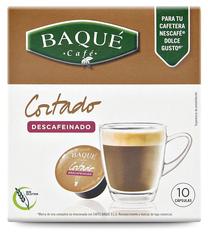 Kavos kapsulės Cafe Baque Decaffeinated, 0.07 kg, 10 vnt.