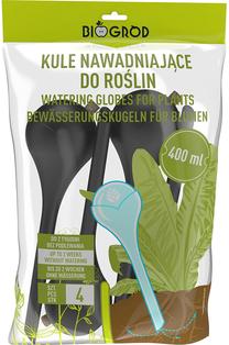 Laistymo burbulas, paprastasis Bioogrod 720920, plastikas, juoda sp., 0.4 l
