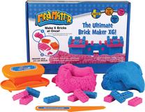 Modeļu smiltis Relevant Play Brick Maker X6, zila krās./rozā krās., 283 g