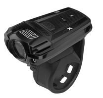Lampa uz ķiveres Force Pax, plastmasa, melna krās.