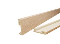 Плинтус Salag Alpha AP6037, 247 см x 6 см x 1.5 см, дубовый цв.