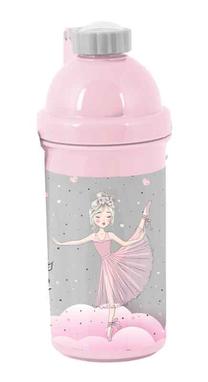 Ūdens pudele Paso Ballerina 11P-07700, rozā krās./pelēka krās., plastmasa, 0.5 l