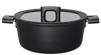 Kастрюля Fiskars Hard face 1052226, Ø26 см, 5 л, черный цв.