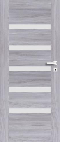 Iekšdurvju vērtne PerfectDoor Fresno 01, kreisais, pelēka ozola krās., 203.5 x 74.4 x 4 cm
