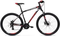 Dviratis kalnų Kross Hexagon 3.0, 26 ", 17'' rėmas, sidabro sp./raudona sp.