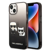 Telefono dėklas Karl Lagerfeld KLHCP14STGKCK, juoda sp., Apple
