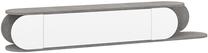 ТВ стол Kalune Design Tone, белый цв./серый цв., 29.6 см x 180 см x 30 см