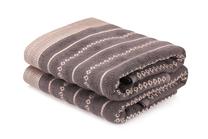 Vonios rankšluosčių rinkinys Foutastic Bombeli 321SHS1212, juoda sp./kreminė sp., 50 cm x 90 cm, 2 vnt.