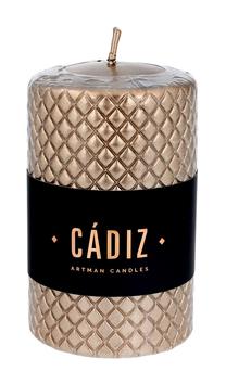 Свеча, цилиндрическая Artman Cadiz, коричневатый цв.