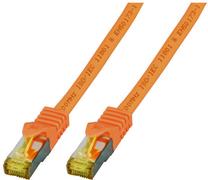 Сетевой кабель EFB RJ-45, RJ-45, 30 м, oранжевый цв.