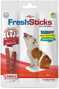 Лакомство для собак Crancy Fresh Sticks, говядина, 0.03 кг