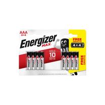 Elementai Energizer Max AAA/LR03, 4+4 vnt