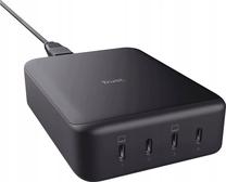 Telefono įkroviklis Trust Maxo, 4 x USB Type C, juoda sp., 240 W