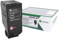 Тонер Lexmark 75B20M0, красный цв.