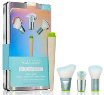 Dekoratīvās kosmētikas otu komplekts Ecotools Interchangeables Blush + Glow, 5 gab., zila krās.
