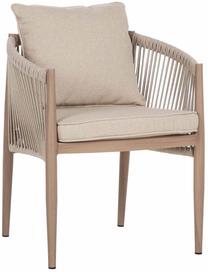 Lauko kėdė Home4you Medina, smėlio sp., 62.5 cm x 61.5 cm x 74 cm