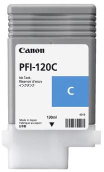 Rašalas Canon PFI-120 C, žalsvai mėlyna (cyan) sp., 130 ml