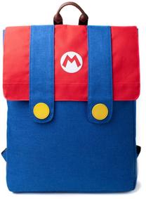 Skolas mugursoma Licenced Super Mario Bros Mario's Suit, zila krās./sarkana krās., 35 cm x 10 cm x 30 cm