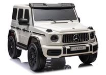 Bērnu elektroauto Lean Cars Mercedes G63 XXL 24V, balta krās.