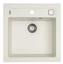 Кухонная мойка Alveus Formic 20, гранит, 51 см x 52 см x 20 см, белый цв.