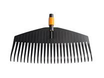 Lapų grėblys vėduoklinis Fiskars QuikFit 135013/1000642, be koto, 520 mm, juoda sp./oranžinė sp.
