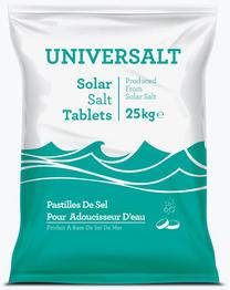 Sāls ūdens mīkstināšanas filtriem, tabletes Solar, 25 kg