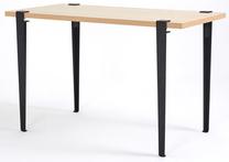 Laud Kalune Design Eurotas, must v./puidu v., 60 cm x 120 cm x 75 cm