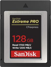 Atminties kortelė SanDisk Extreme Pro SDCFE-128G-GN4NN, 128 GB, 1700 Mb/s - 1200 Mb/s